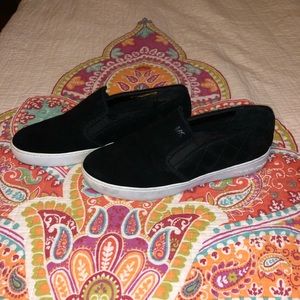 Black Suede Michael Kors Sneakers